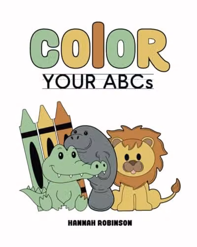 Color Your ABCs Multicolour Childrens Paper Book