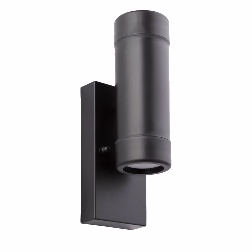 First Choice Lighting Gale Set of 2 Black Polypropylene Maritime Wall Lights with Dusk Sensor – 2