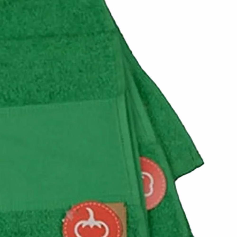 ARTG Personalised Embroidered Cotton Guest Towel in Green – 2