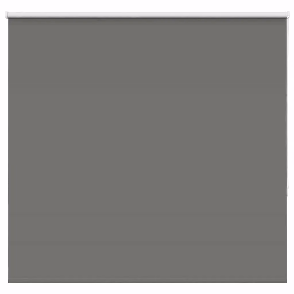 Berkfield Home Grey Blackout Roller Blind, Thermal Insulating Polyester Fabric, W: 150 cm, H: 130 cm – 2
