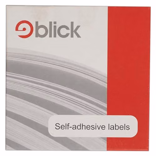Blick Orange Self Adhesive Address Labels, 1440 Rectangular Paper Stickers, 16mm x 22mm