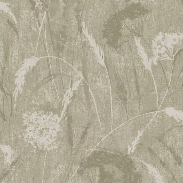 Holden Decor Botanical Floral Green Paper Wallpaper Roll