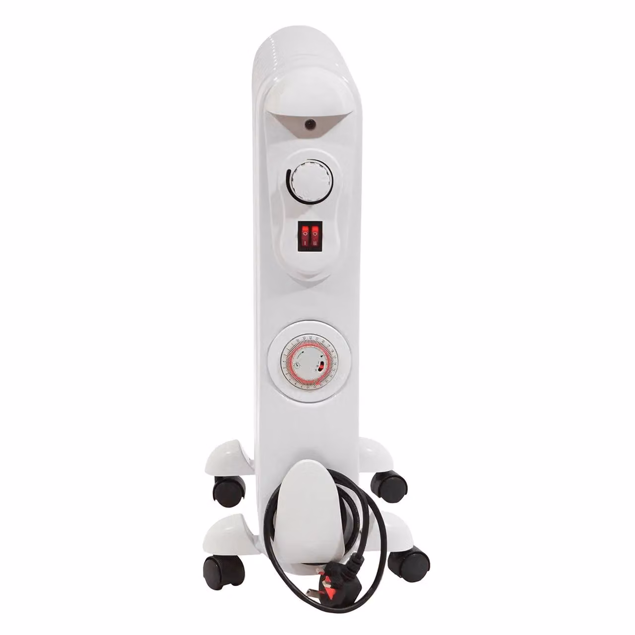 mysmartbuy 2.5kW 11 Fin Oil Filled Radiator with Adjustable Thermostat and Overheat Protection, White – 2