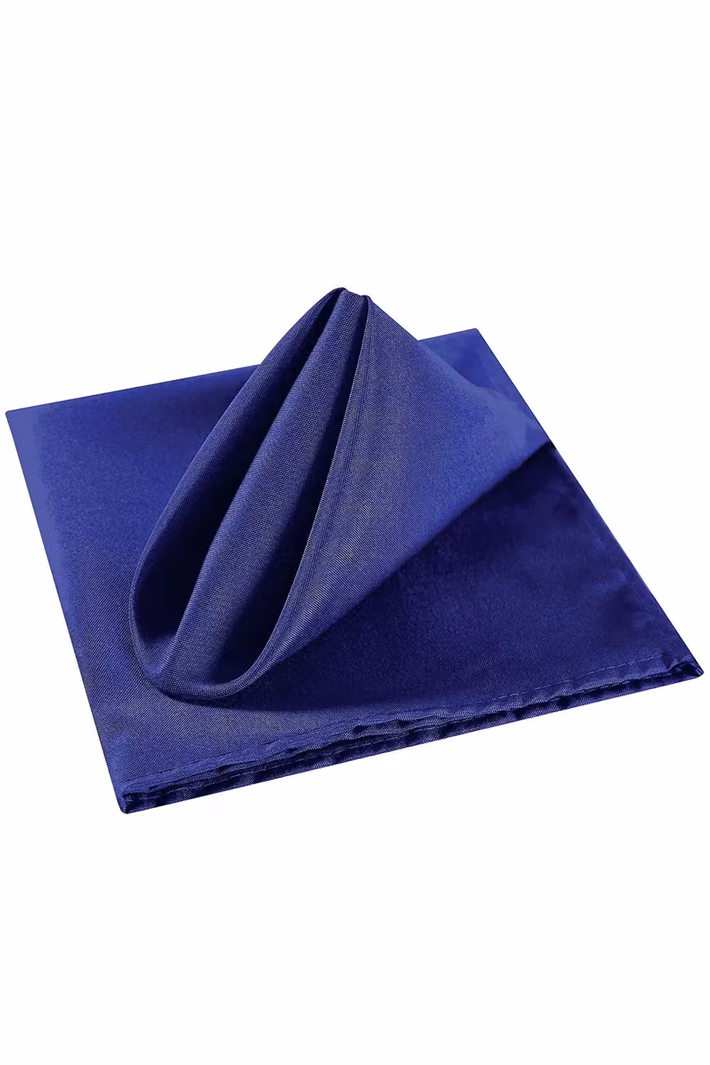 Neel Blue Reusable Polyester Table Napkins, 10-Piece Set in Blue – 5