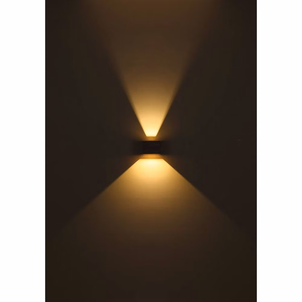 Netlighting Veronika Outdoor Up Down Wall Lamp in Anthracite with 2x LED 3000K Warm White and IP54 Rating – 3