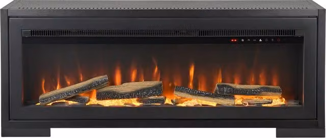 Acantha Vision Electric Media Stove in Black – 1