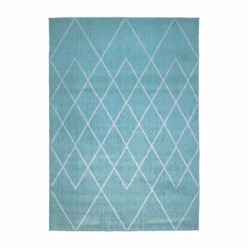 Colorama Berber Teal Patterned Modern Moroccan Style Rug, W: 160 cm, L: 230 cm – 2