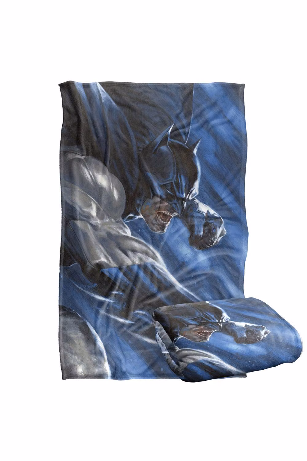 Warner Bros. Batman Throwing Fists Super Soft Silky Touch Fleece Throw Blanket, Multicolour, W: 91.44 cm x D: 147 cm – 7