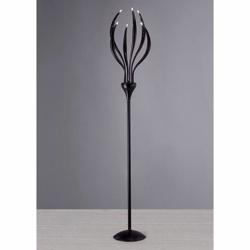 Netlighting Llamas 6 Light G4 Floor Lamp in Black – 2