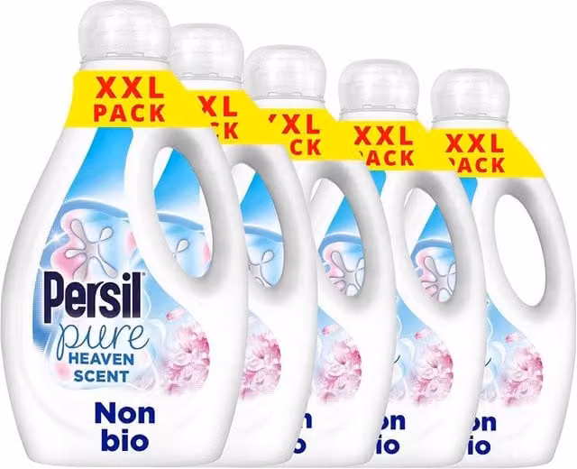 Persil Ultimate Non Bio Liquid Detergent Pure Heaven Scent 1.56L 5 Pack (290 Washes)