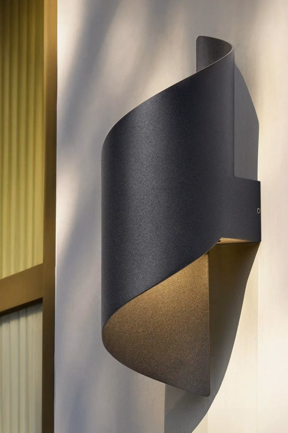 BHS Lighting Alvin Modern LED Outdoor Wall Light in Black – 3