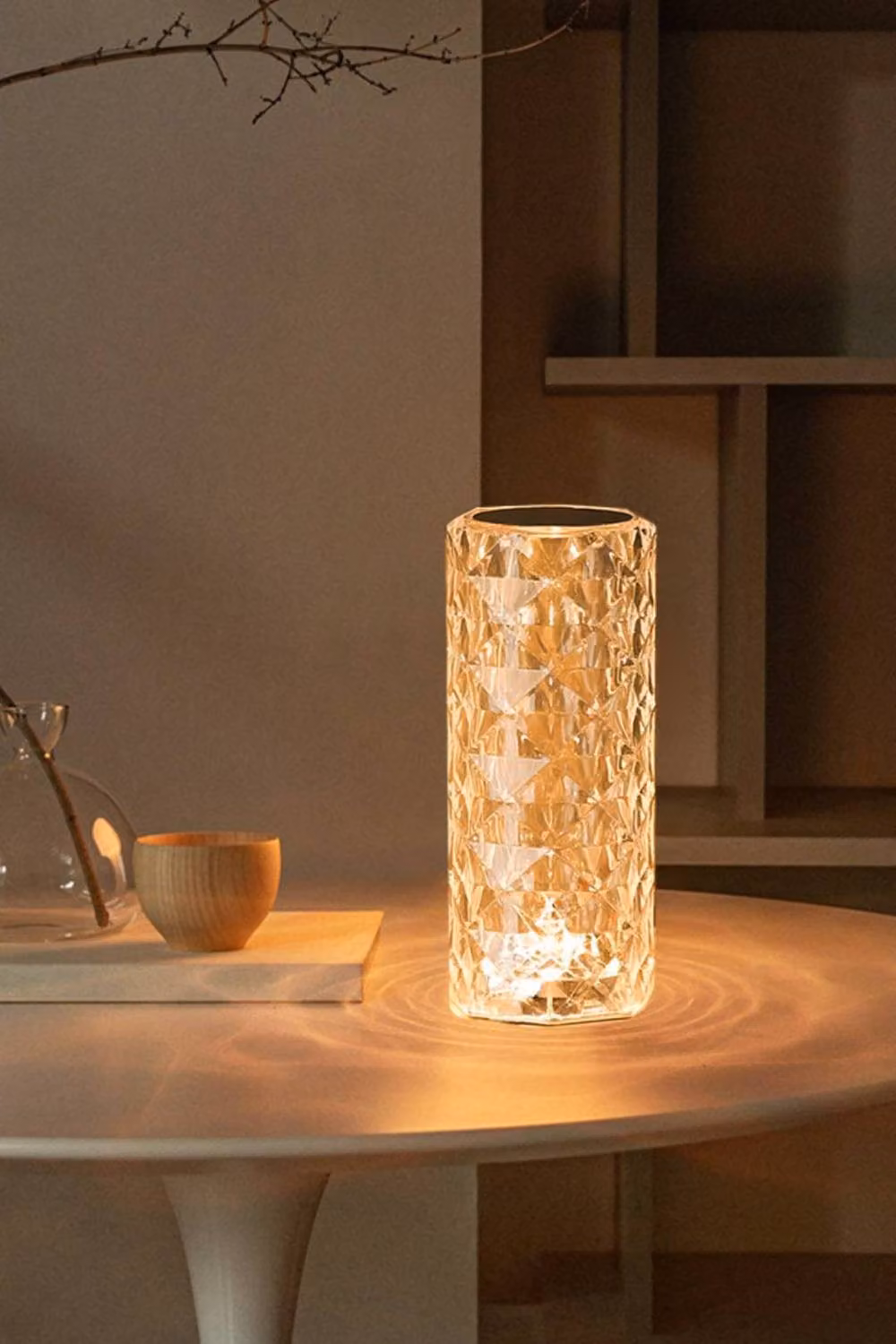 Living and Home 16-Colour RGB Touch Sensor Night Light in Transparent – 2