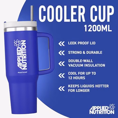 Applied Nutrition Blue Stainless Steel Tumbler Cup, 1.2 l – 2