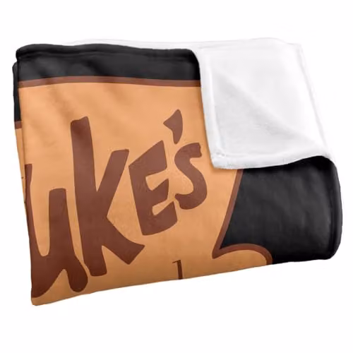 Warner Bros. Gilmore Girls Luke's Logo Super Soft Silky Touch Fleece Throw Blanket, Multicolour, W: 91.44 cm x H: 147 cm – 2
