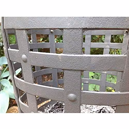 Gardeco ARAGON Cast Iron Charcoal Fire Basket, Black, W/D/H: 45 x 45 x 45 cm – 2