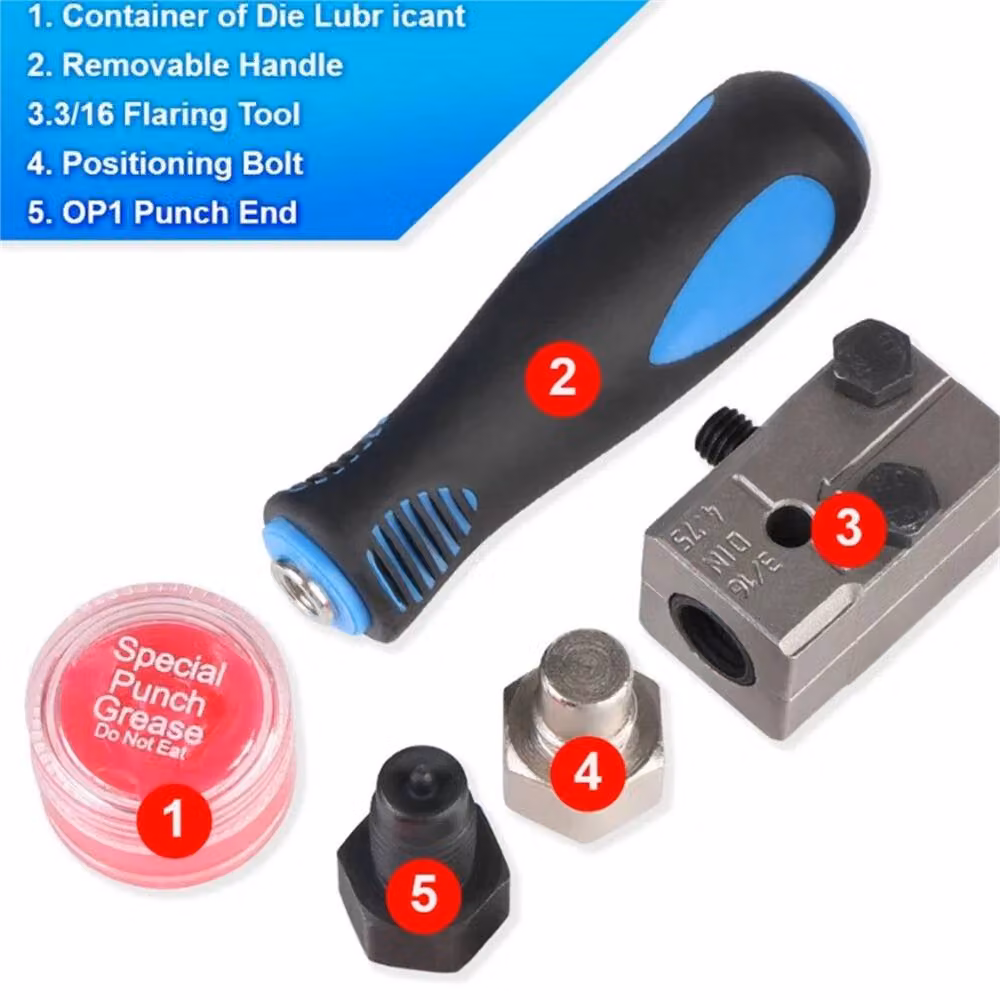 Nordara 3/16" Brake Pipe Mini Flaring Tool in Blue – 3