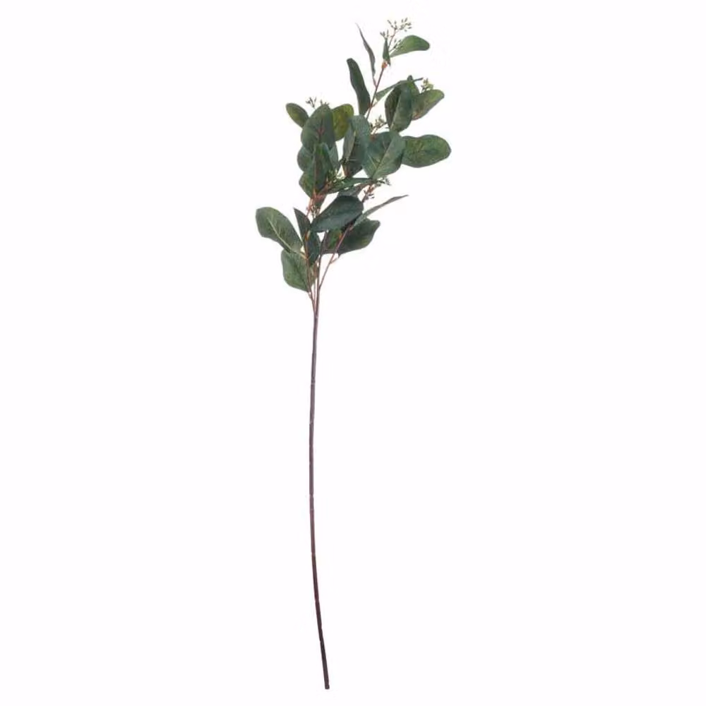 Lemon Pavilion Furniture and Decor Green Summer Seeded Eucalyptus Artificial Plant, W25 x D13 x H80 cm – 2