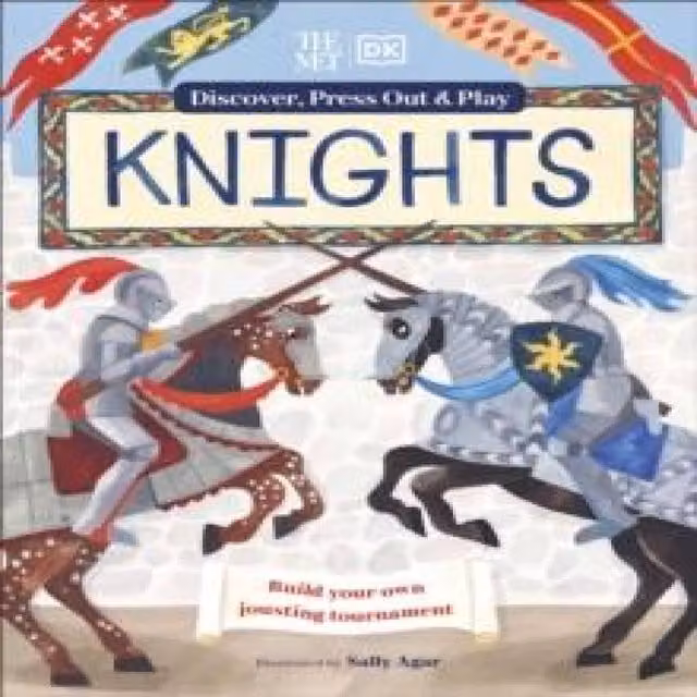 DK The Met Knights Discover, Press Out & Play Hardback Book, Multicolour
