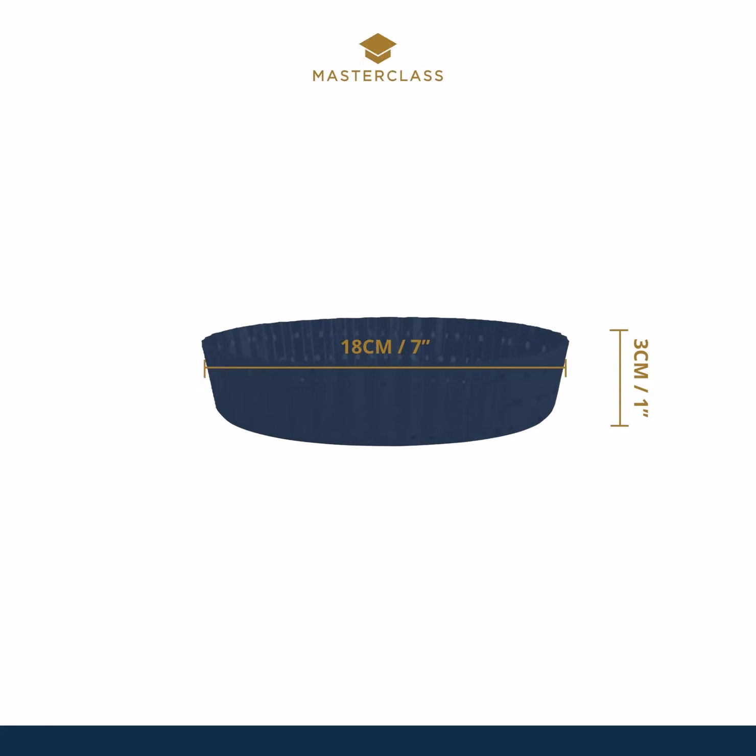 MasterClass Crusty Bake Non-stick Fluted Round 18cm Tart Tin in Black – 4