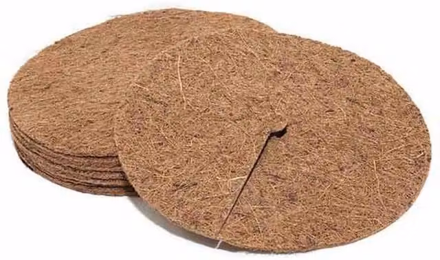 Coir Products Brown Coir Fibre and Latex Mulch Mats, Pack of 20, W: 40 cm x L: 40 cm