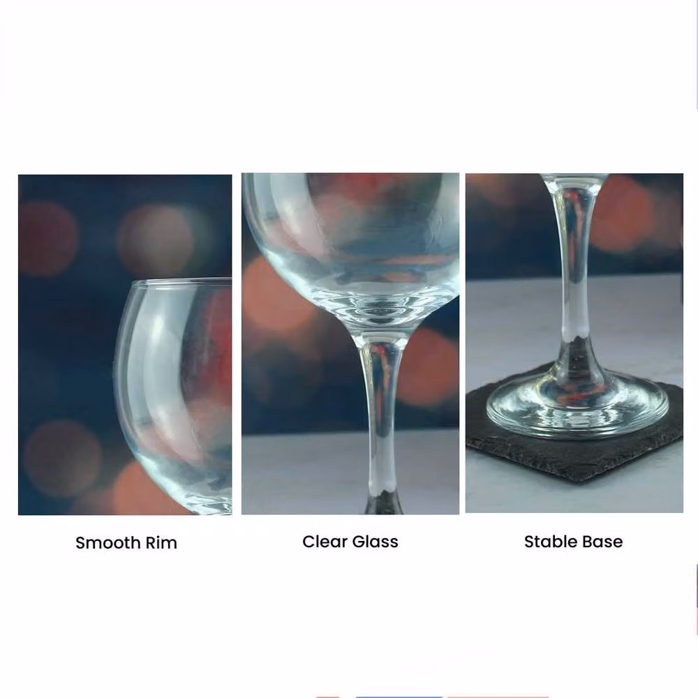 Uniqueful Personalised Engraved 60th Birthday Cubata Gin Cocktail Glass in Clear with Silver Finish – 4