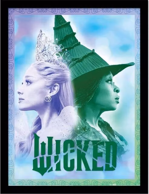 Wicked Bubbles Multicolour Framed Typography Paper Poster