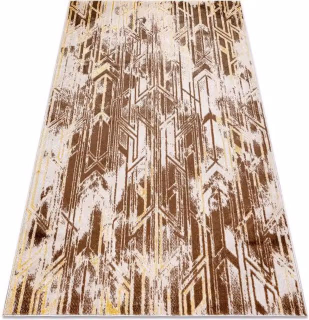 RugsX Mefe Abstract Beige Rectangular Rug, W: 120 cm, L: 170 cm – 1