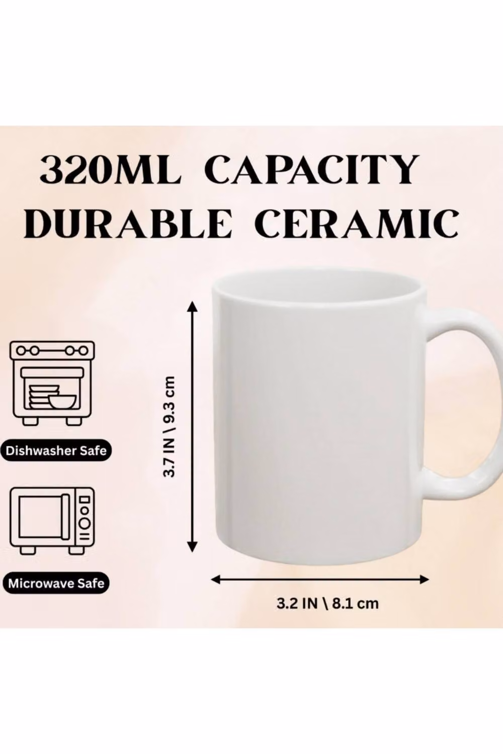 Dyzi Number One Dad Ceramic Coffee Mug in White – 6