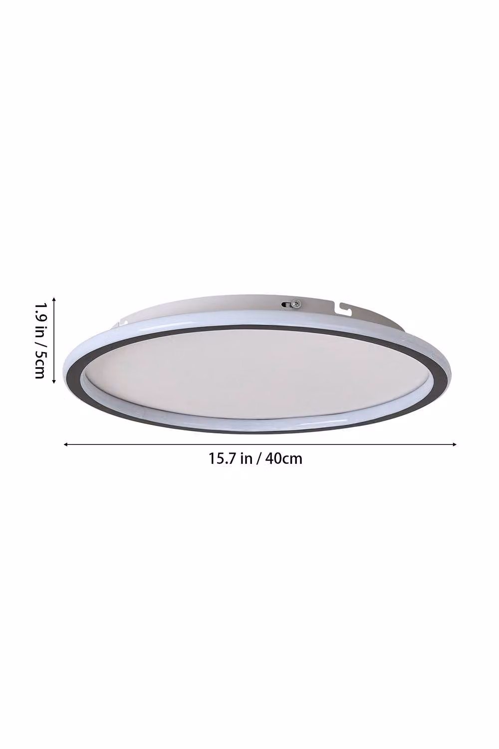Garden Sanctuary Modern Dimmable LED Circular Ceiling Light in White – 3