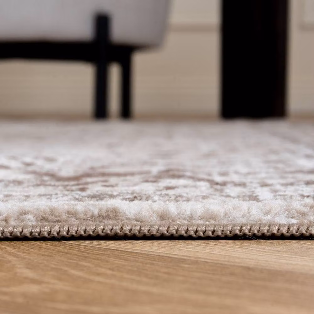 THE RUGS Montana Bordered Design Living Room Area Rug in Brown, W: 80 cm, L: 150 cm – 2