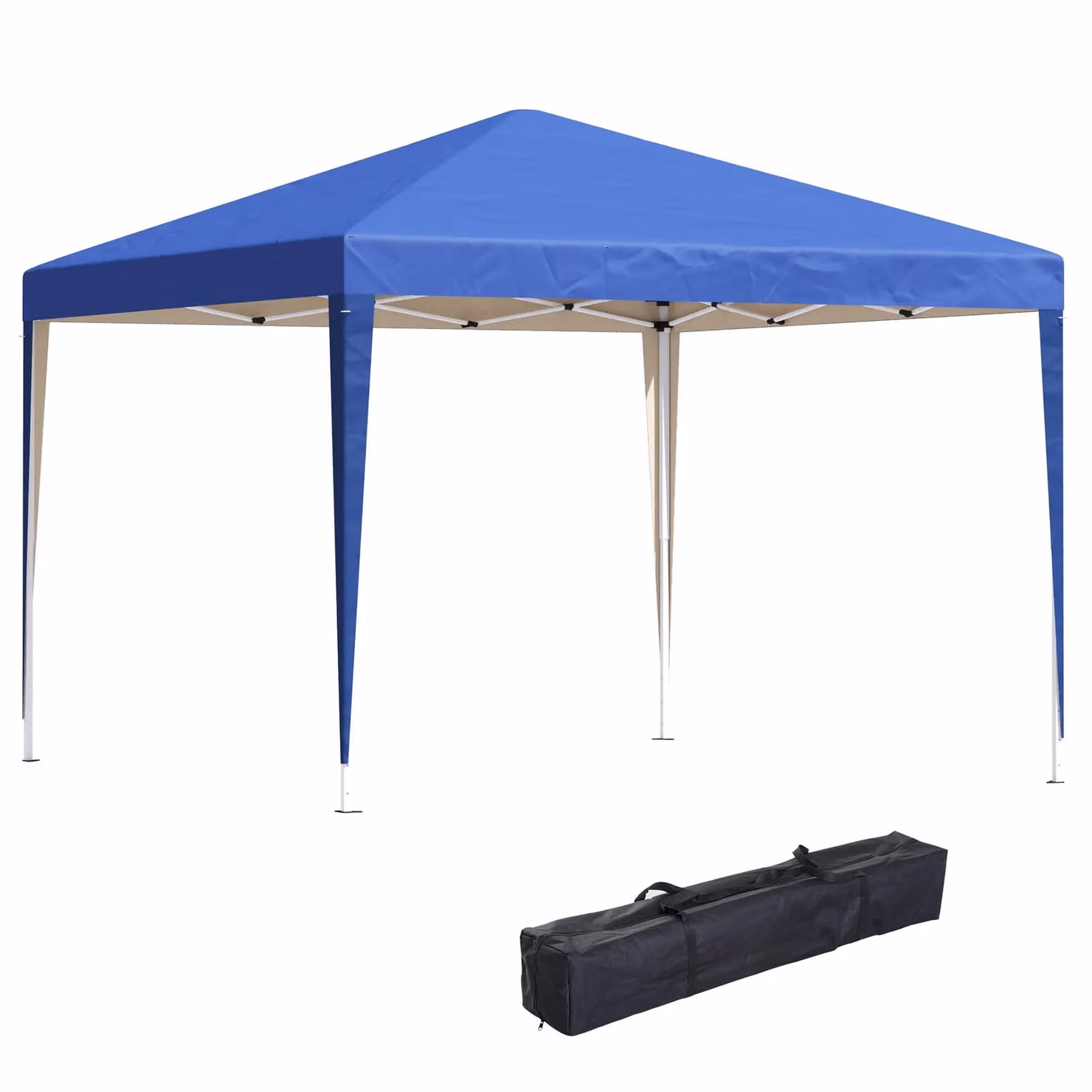 Outsunny Blue Pop Up Garden Gazebo Marquee Party Tent W/D/H: 300 x 300 x 255 cm – 2