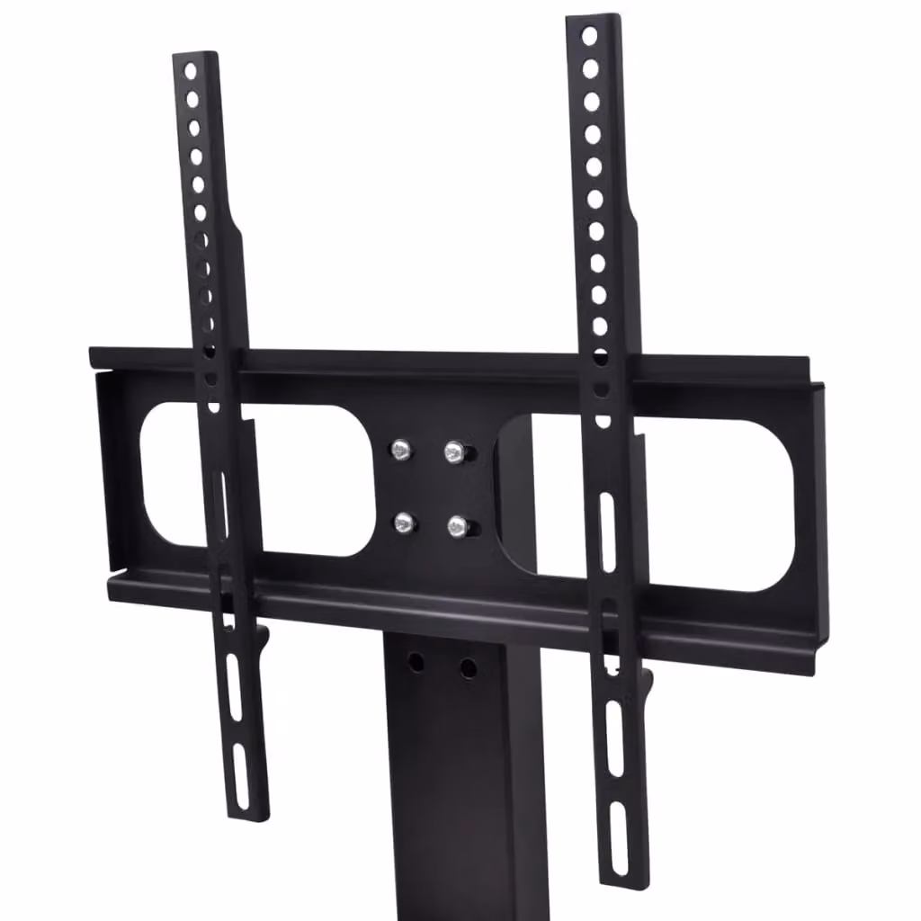 Berkfield Home Black Pedestal TV Stand for 26-42 Inch Screens with Max VESA 400x400 mm and 30kg Capacity – 2