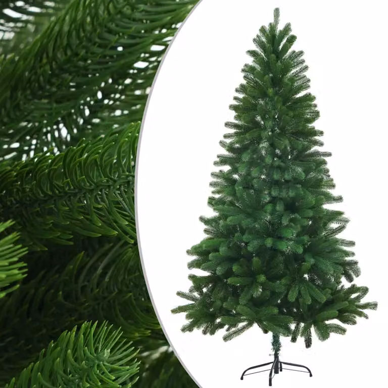 Berkfield Home Artificial Pre-lit Christmas Tree with Ball Set, Green, Height: 150 cm