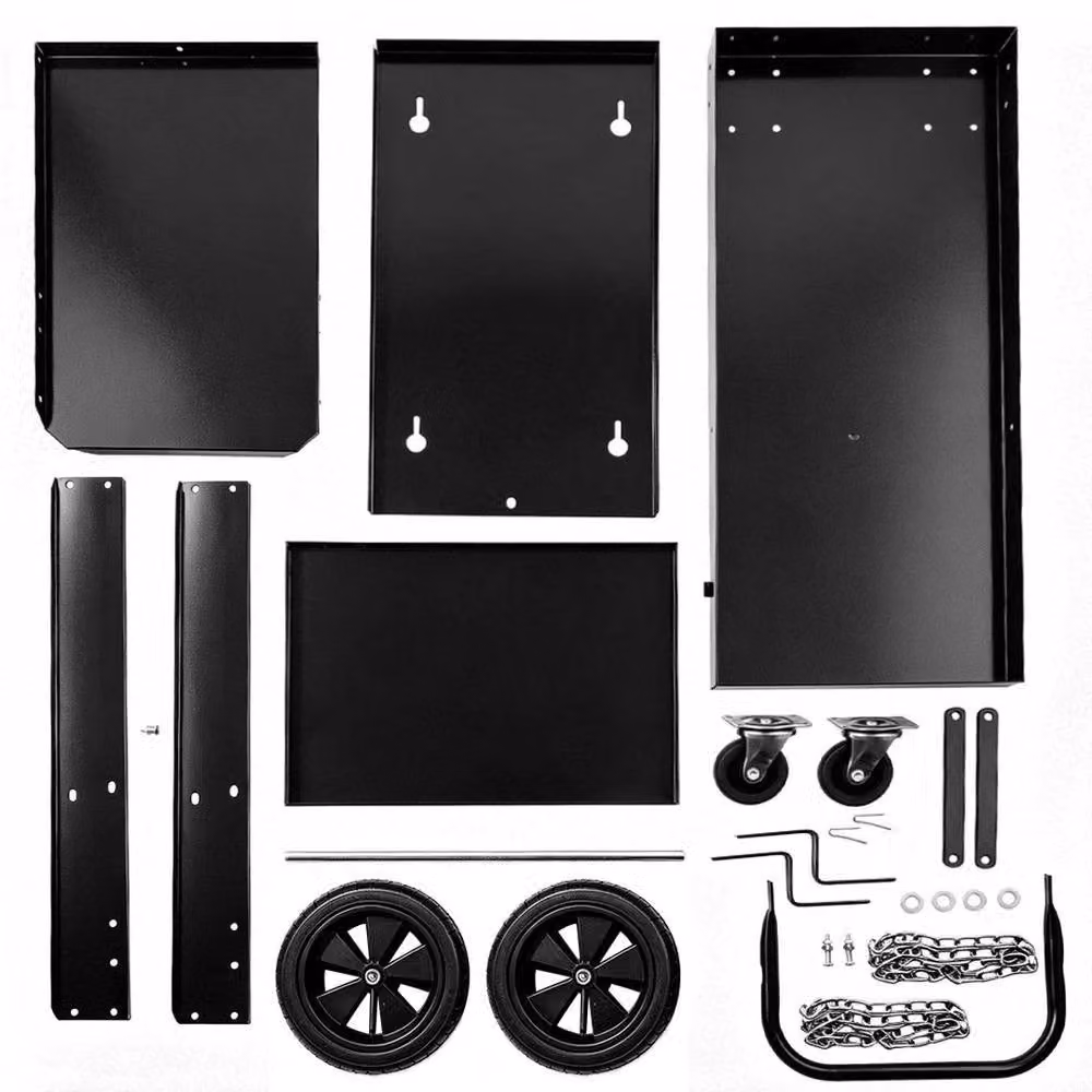 FORGEVIO 3-Tier Welding Cart Trolley for Plasma Cutters, Black – 5