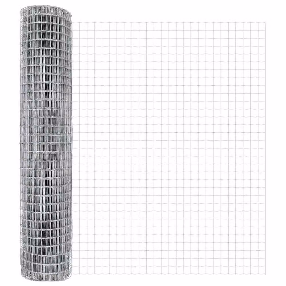 Berkfield Home Modern Euro Fence, Galvanised Steel, Grey, W: 10 m, H: 1.5 m – 2
