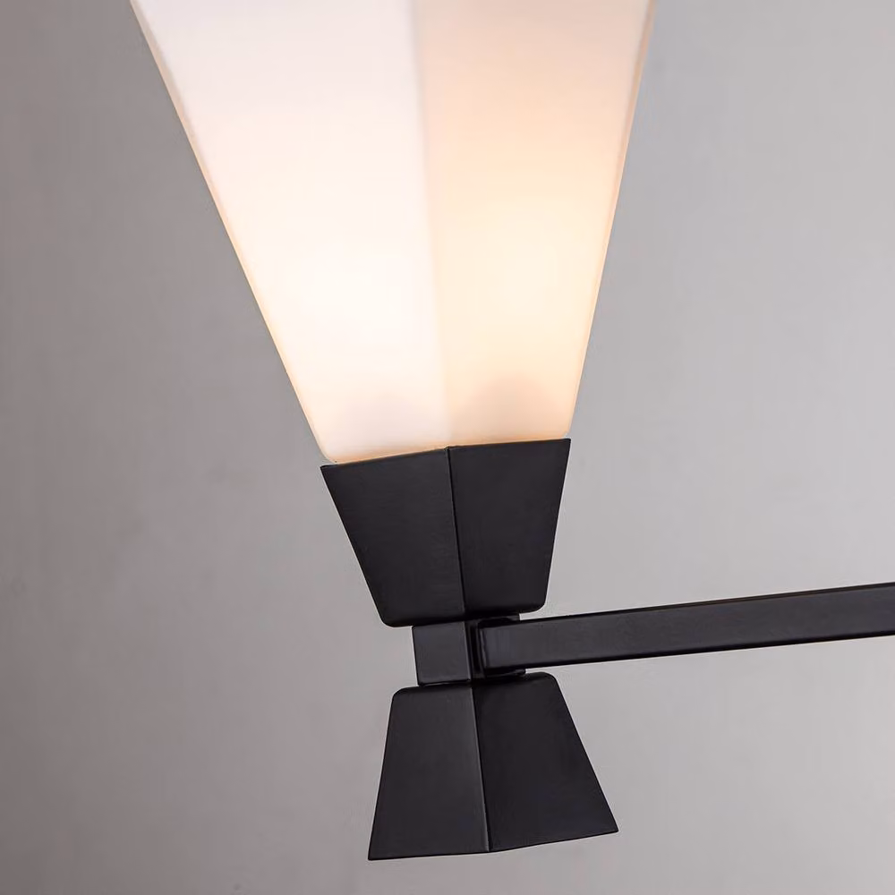 Netlighting Bowtie 3 Light Bathroom Wall Lamp in Matte Black with IP44 Rating – 3