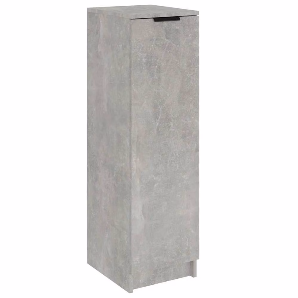 Berkfield Home Modern Grey Shoe Cabinet with Hinged Doors and Internal Shelves, W/D/H: 30 x 35 x 100 cm – 2