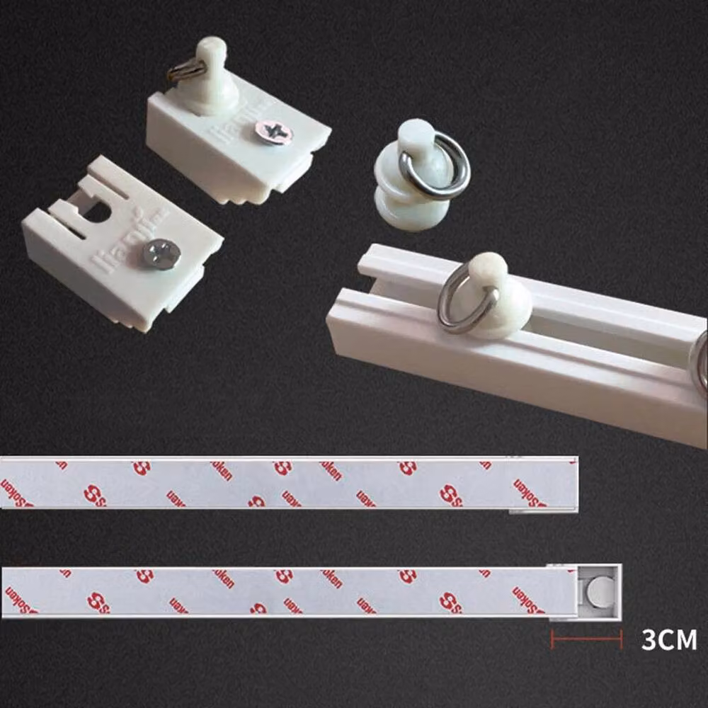 SPETLEK Straight Curtain Track Rail in White, 3 Metres – 2