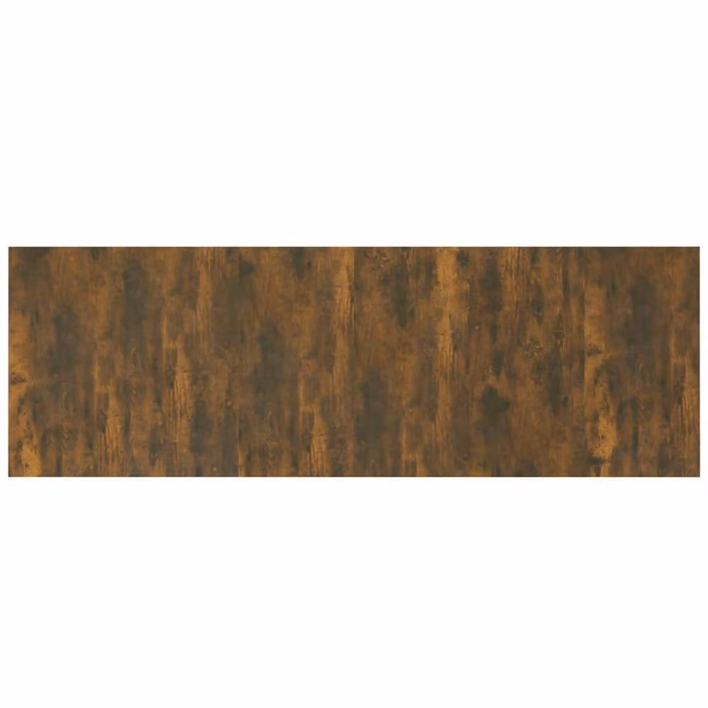 Berkfield Home Wall Mount Headboard in Smoked Oak Brown, W: 240 cm, H: 80 cm, D: 1.5 cm – 4