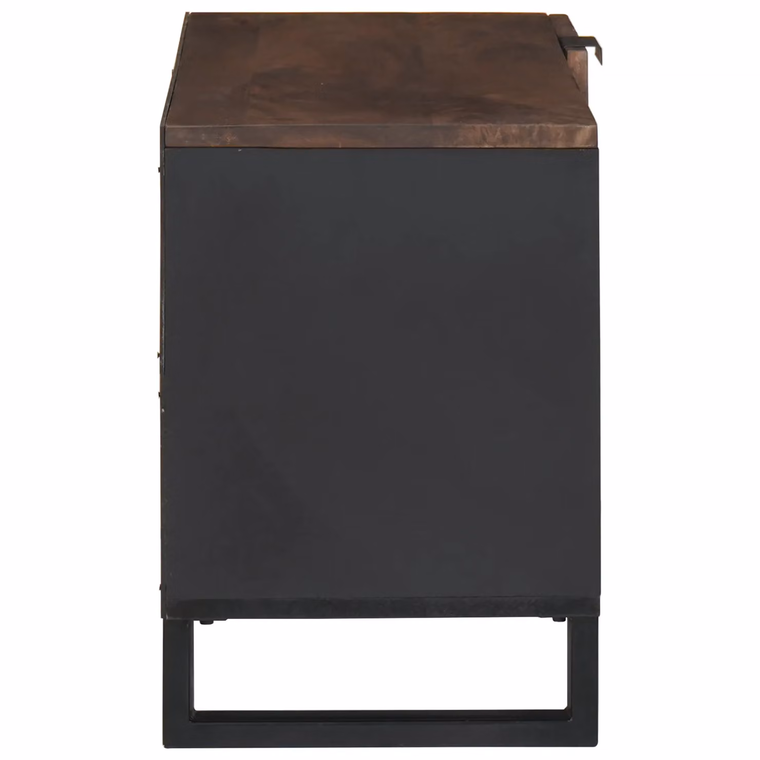 Berkfield Home Modern TV Cabinet in Walnut Brown, W/D/H: 80 x 31.5 x 46 cm – 3