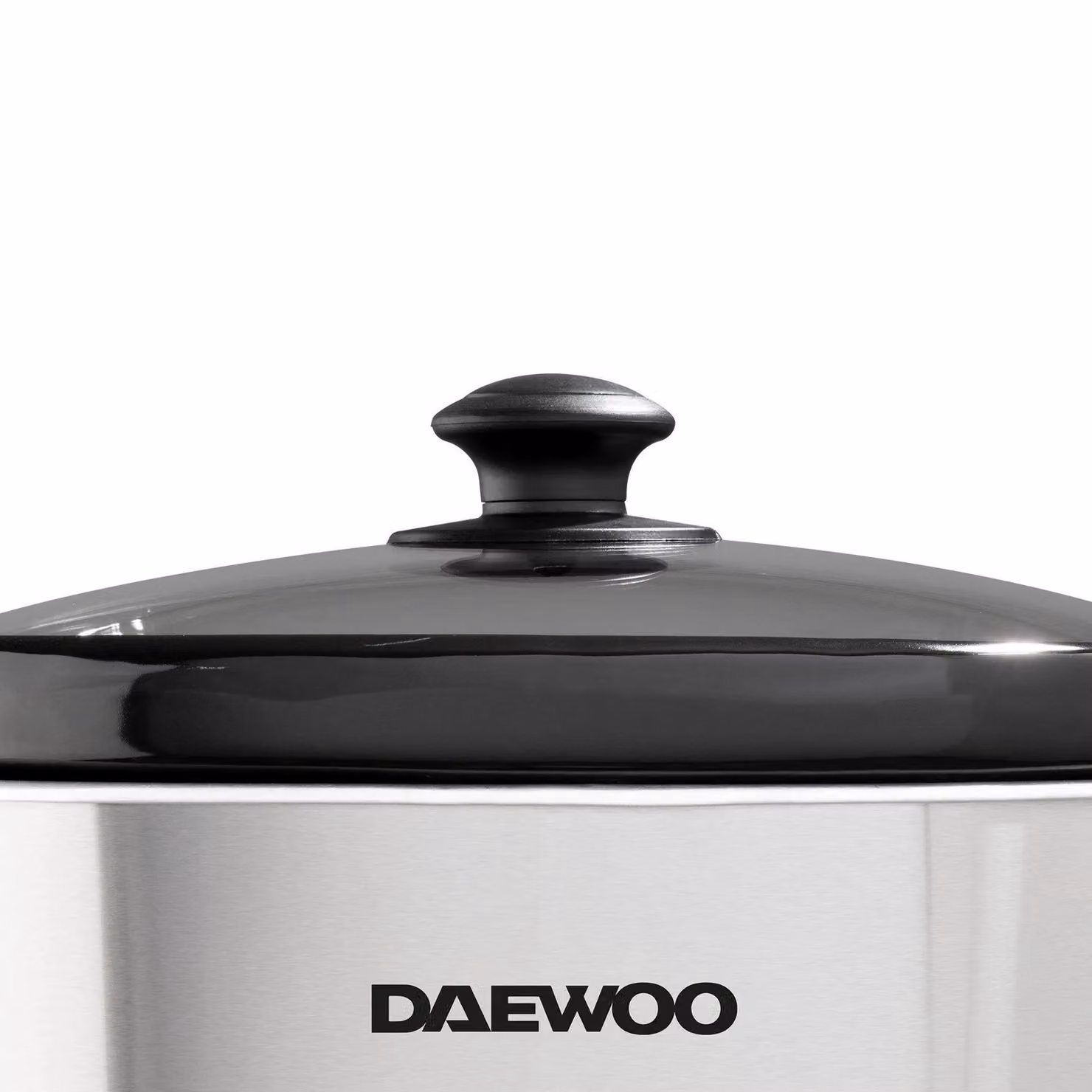 Daewoo 6.5 Litre Stainless Steel Slow Cooker with 3 Heat Settings and Keep Warm Function in Metallic Silver – 4