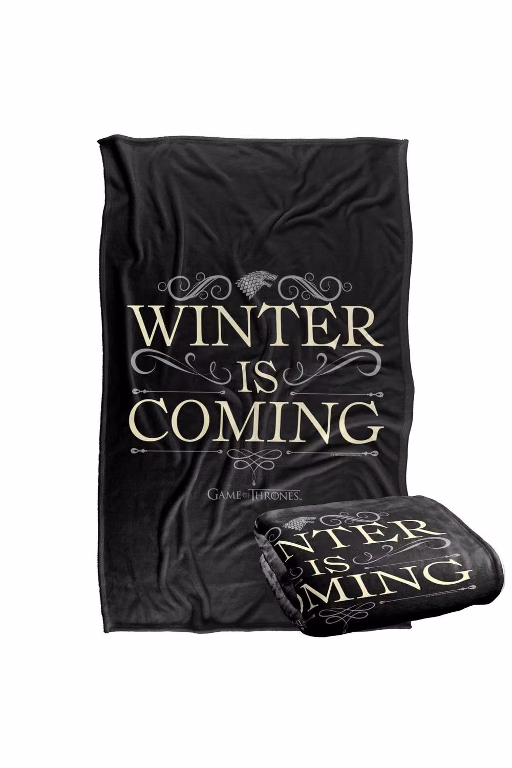 LOGOVISION Game of Thrones Winter Is Coming Scroll Super Soft Fleece Throw Blanket, Multicolour, W: 91 cm x D: 147 cm – 7
