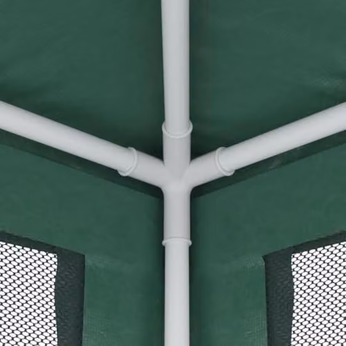 vidaXL Party Tent in Green with 4 Mesh Sidewalls, W 3 x D 3 m – 3