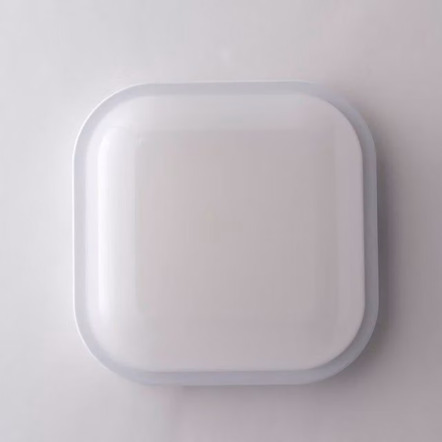 Netlighting EVER LED Outdoor Flush White IP65 Square Surface Light, 1200lm, 4000K, W/D/H: 16.9 x 16.9 x 6.2 cm