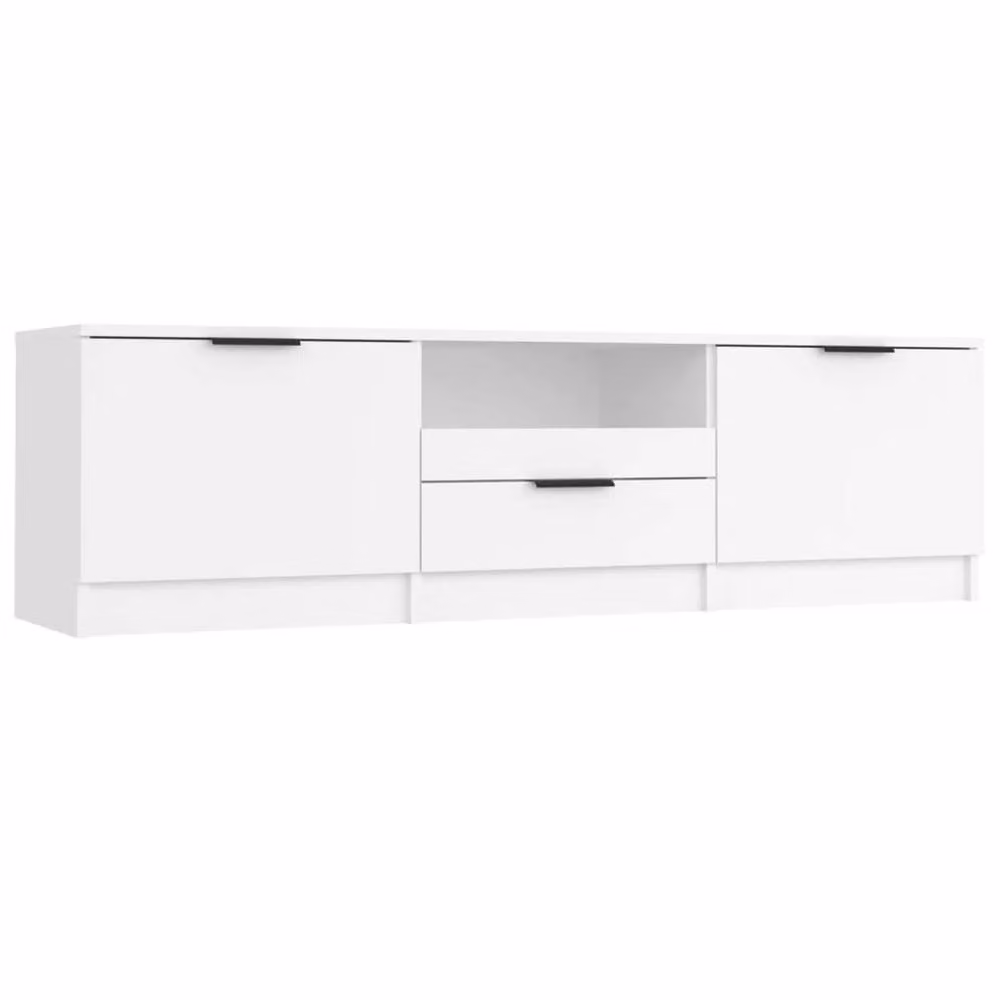 Berkfield Home White Modern TV Cabinet W/D/H: 140 x 35 x 40 cm – 2