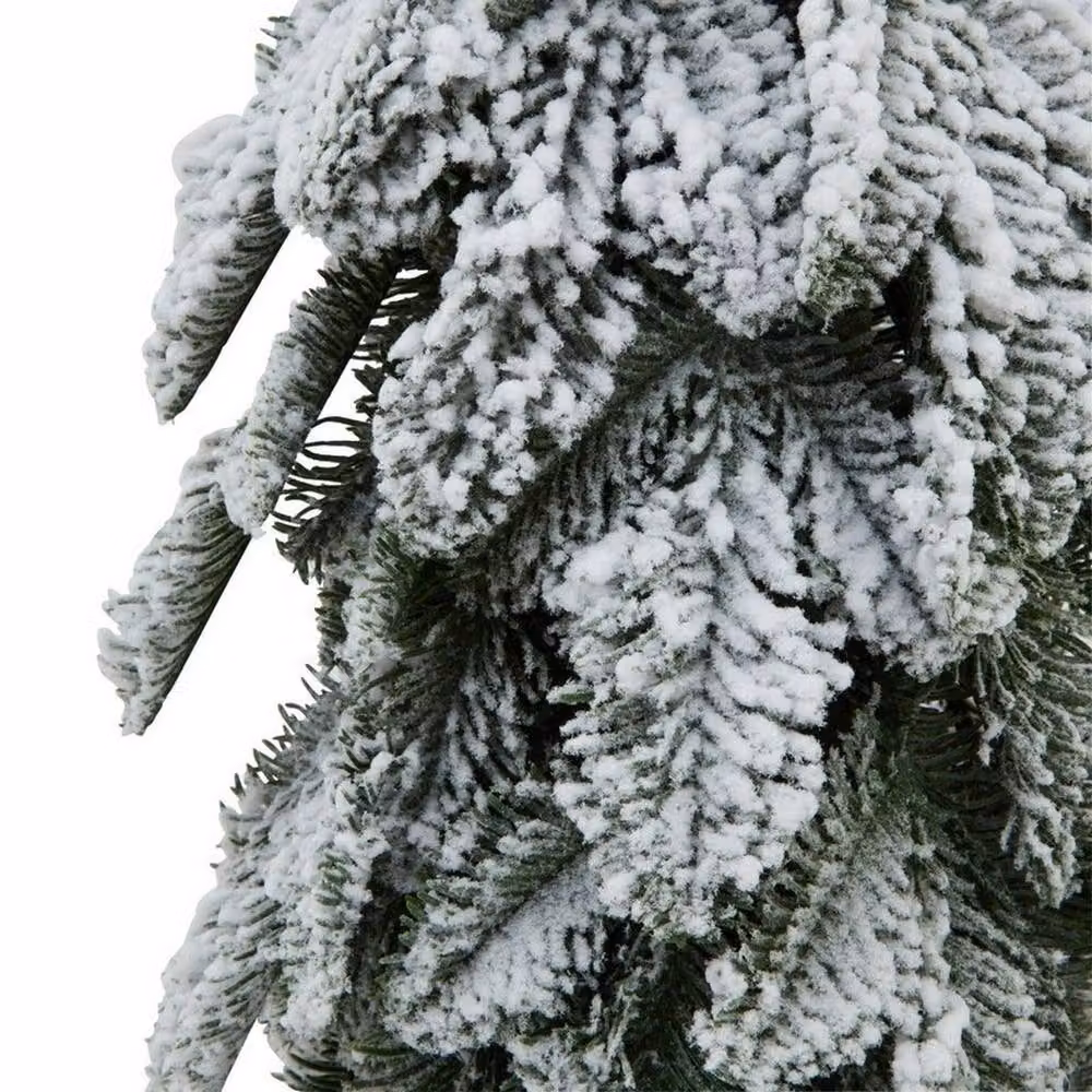 Lemon Pavilion Snowy Fir Christmas Tree, White, Height: 40 cm – 2