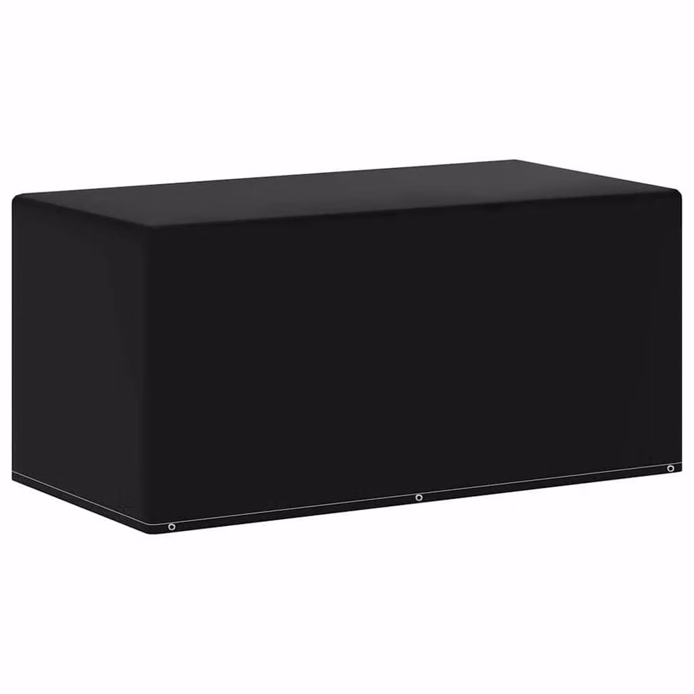 Berkfield Home Durable Garden Furniture Cover with 6 Eyelets, Black, W/D/H: 160 x 80 x 75 cm – 2