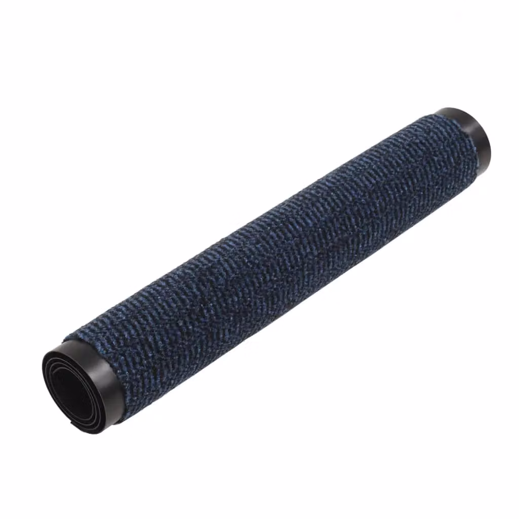 Berkfield Home Rectangular Tufted Dust Control Mat, Blue, W: 90 cm, D: 150 cm – 2