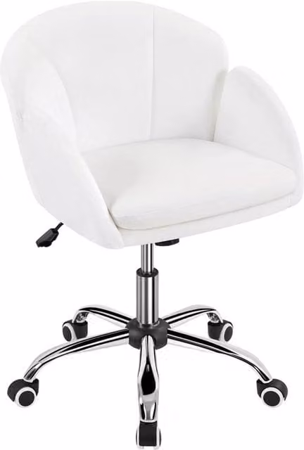 Kelvenix Snowy Swivel Task Chair in Cool White – 1