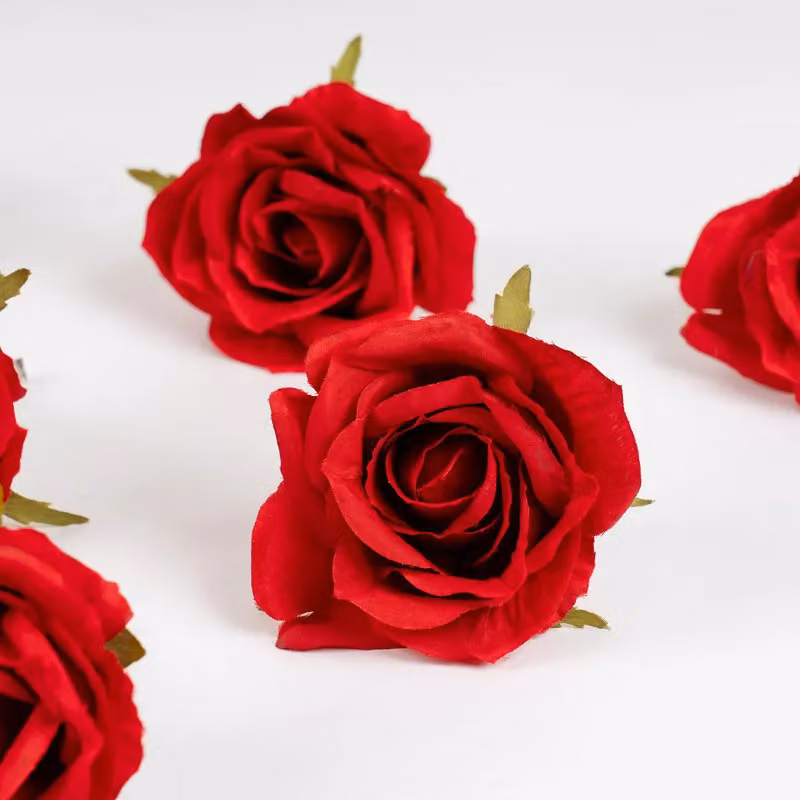 Scottish Everlastings Ltd Red Rose Clip 6-Piece Set – 3
